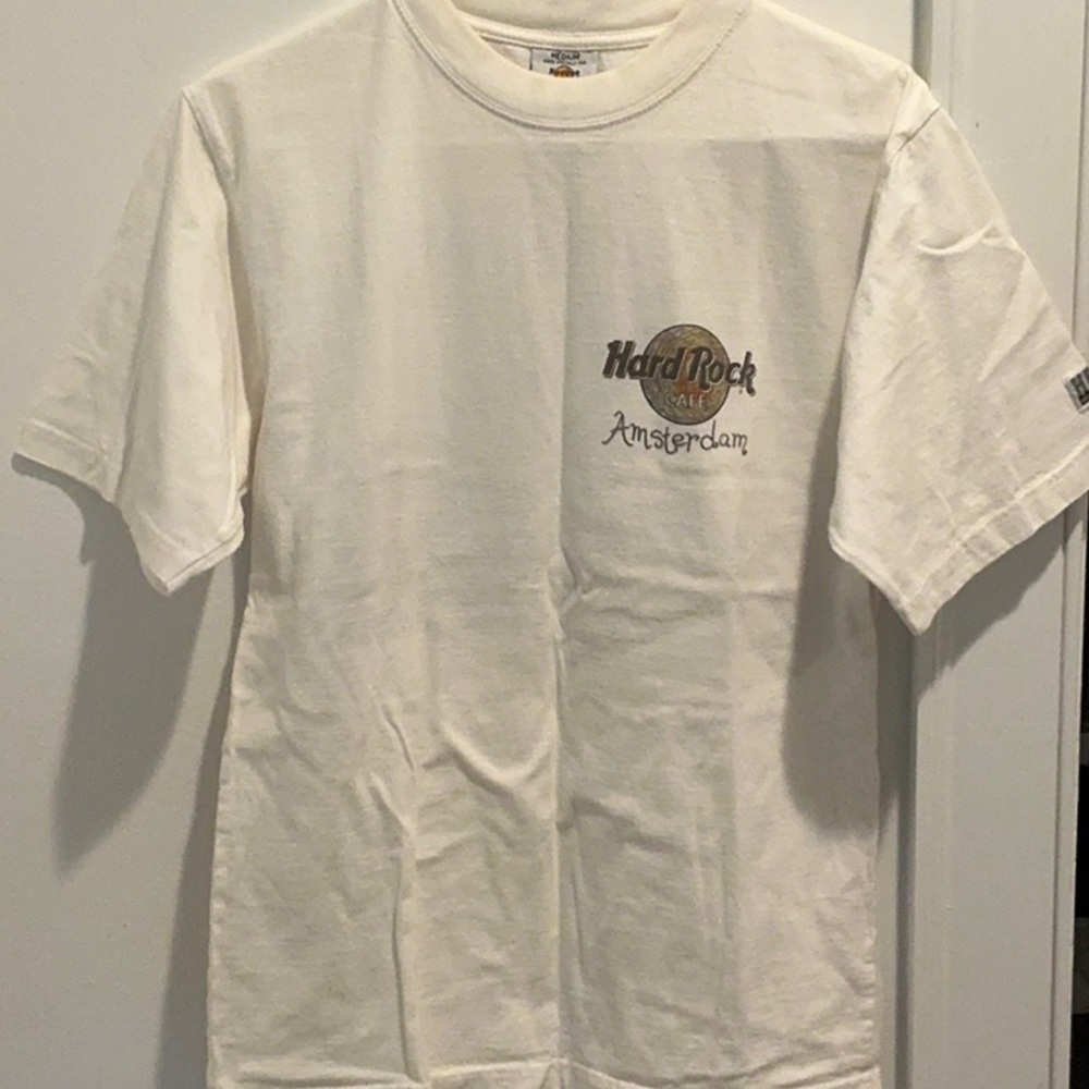 Hard Rock Cafe Amsterdam White T-Shirt